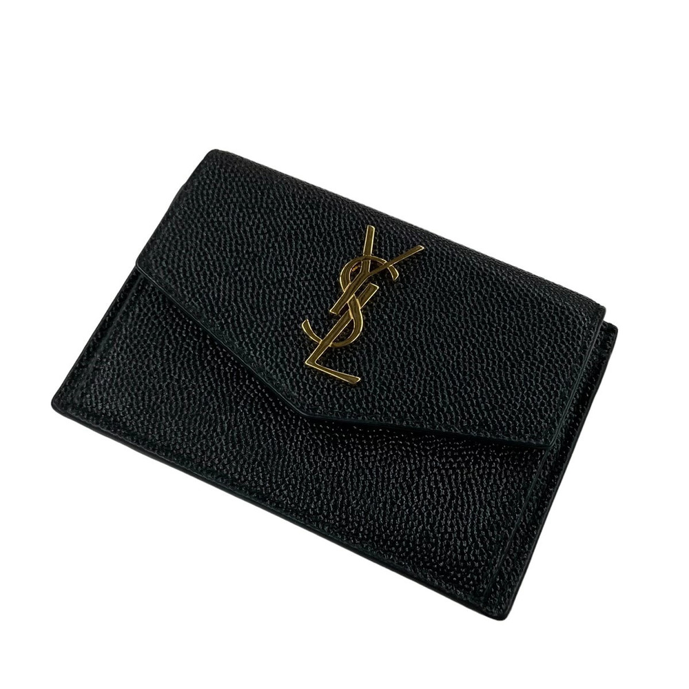 Saint Laurent Paris Card Wallet Black
